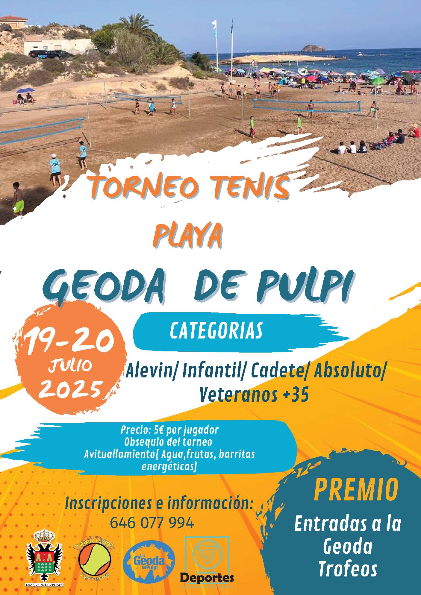 TORNEO TENIS PLAYA EXPLAYATE 19 Y 20 JULIO 2025